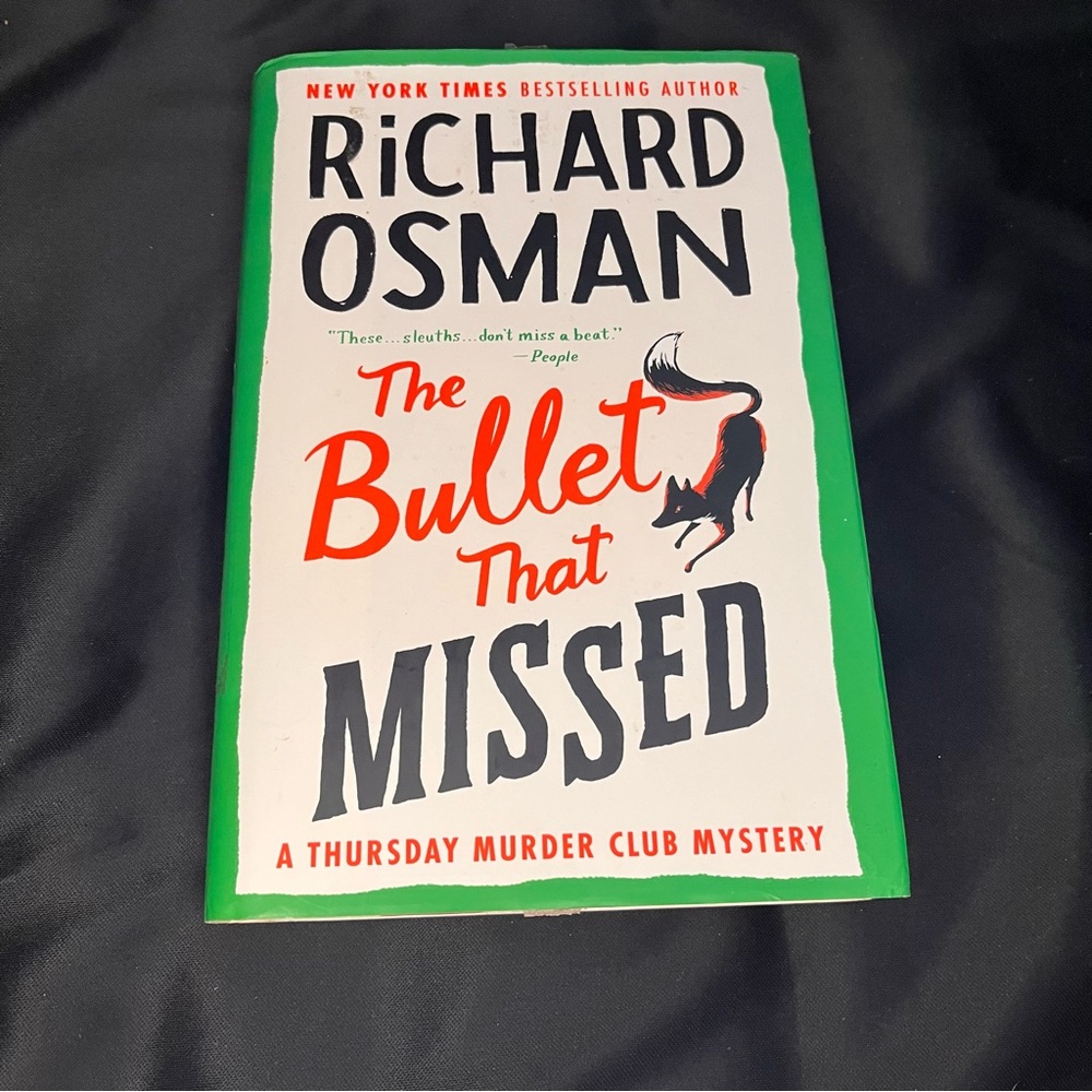 Book the bullet that missed by Richard Osman hardcover used copy